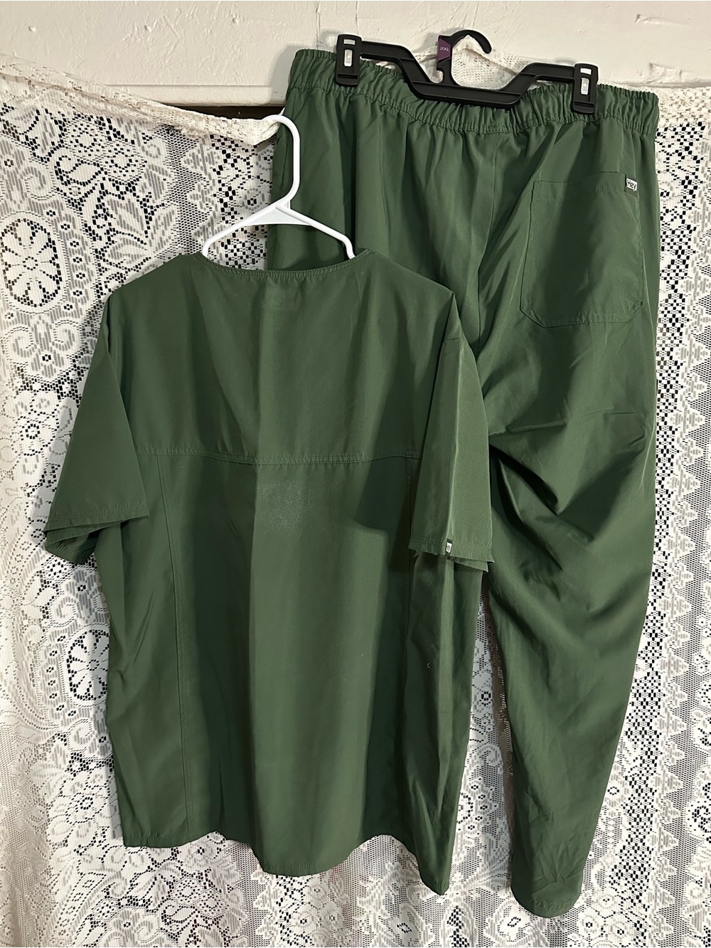 Women’s Scrub Set in Olive Green - Picture 3 of 9